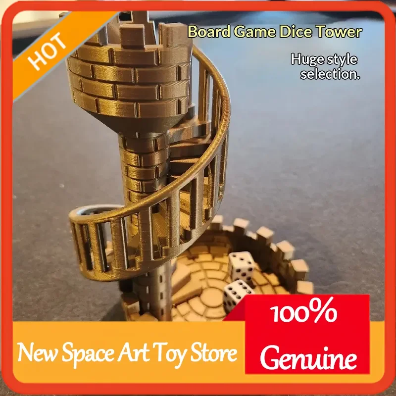 

3D-печатная готическая башня для игральных костей, аксессуар для улучшения игры в DND, RPG, Cthulhu, настольные и ролевые игры