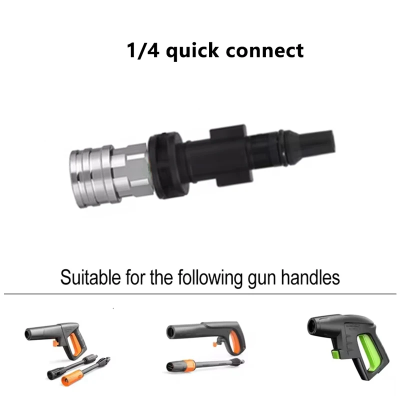 Pressure Washer Quick Connector 1/4 Stainless Steel Adapter To Washer Gun Nozzle Foam lance Fitting For Karcher Bosch Lavor