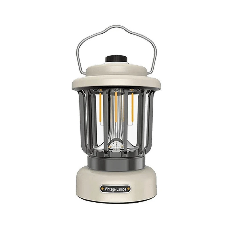 

Camping ambient light long battery life outdoor emergency lighting charging retro portable outdoor camp hanging tent light