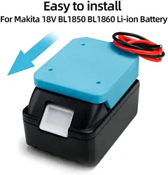 For Makita 18v Battery DIY Adaptor/Base Plate To Dock Power Connector 12-14AWG DIY Adaptor (No battery )