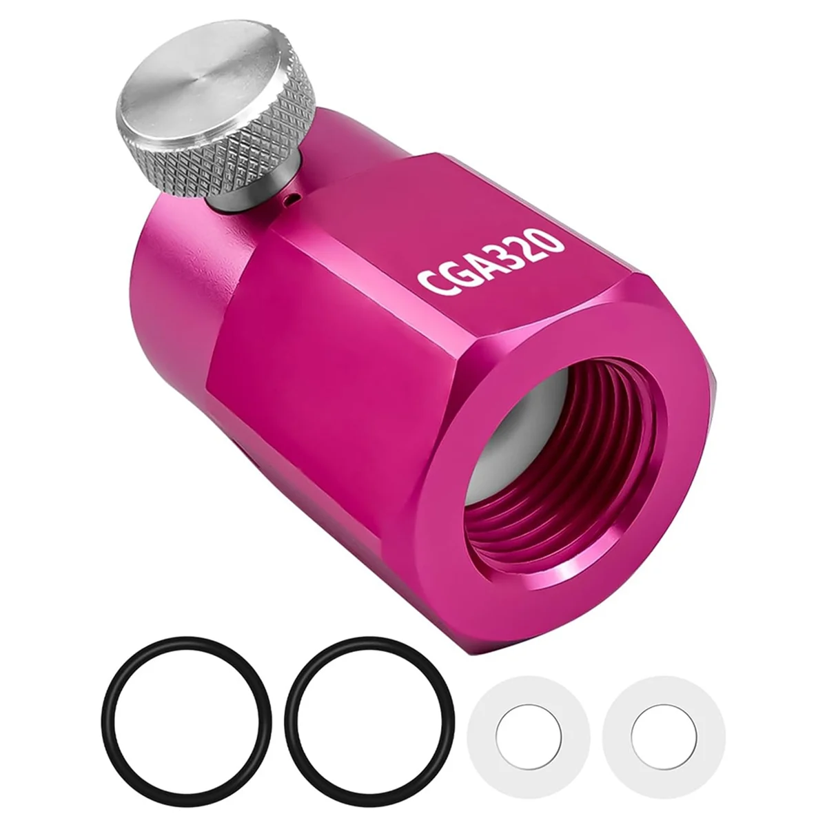 A20M Replacement Adapter Quick Connect Pink, Tank Connector Kit for Standard Large CGA320