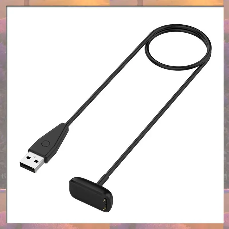 أفضل بيع لـ Fitbit Charge 5/Luxe USB كابل شاحن مغناطيسي لاسلكي جهاز شحن محول محمول ملحقات الساعات الذكية
