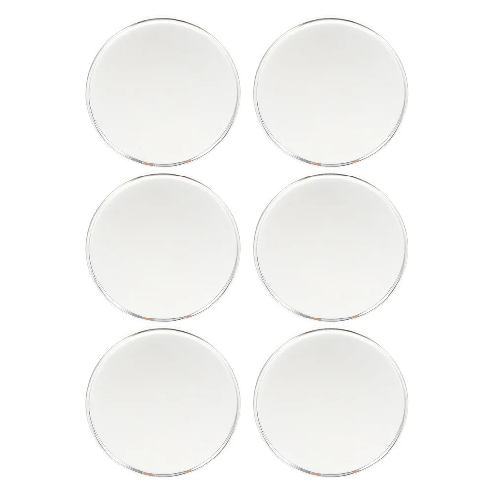 

6Pcs Blank Golf Ball Markers 25Mm Round Flat Discs for Putting Green Alignment Position Marking Tool Novelty Fun Golf Training