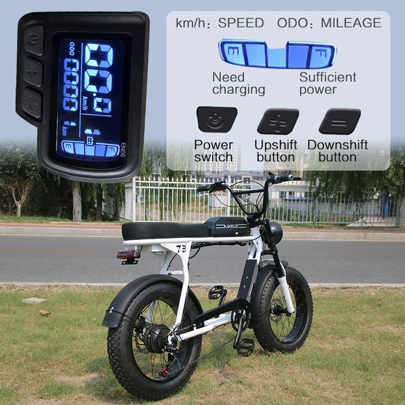 4.0 coarse tire electric bicycle, 750W1500W brushless motor 50km/h, 48V lithium battery snow bike, beach mountain bike.