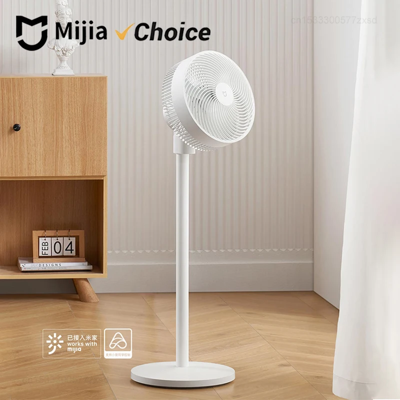 Mijia Floor Standing Fan Smart AC Frequency Conversion Strong Wind Low Noise Electric Fan Mi Home APP Wireless Circulating Fans