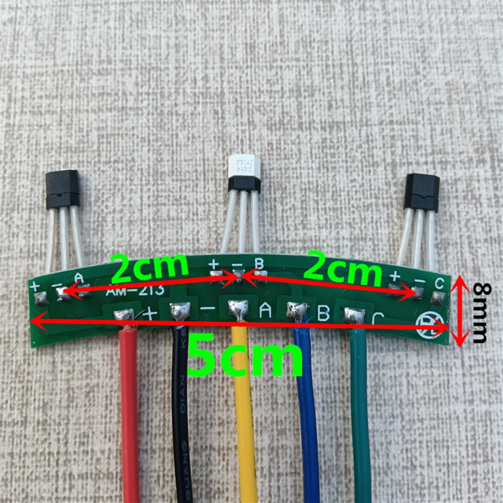 Ebike Motor Hall Sensor Electric Scooter Two Wheel Motor 3147 41F 213 PCB Board Cable Electric Bicycle Accessories