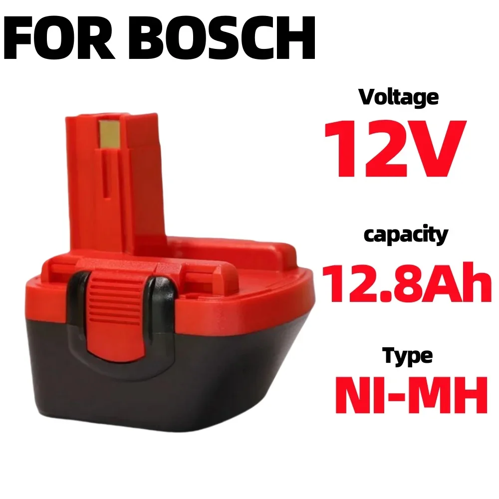 For Bosch 12V 12800mAh Battery D70745 PSR 12 GSR 12 VE-2 GSB12 VE-2 Rechargeable Battery 2607335273 BAT038 BAT043 BAT045 BAT040