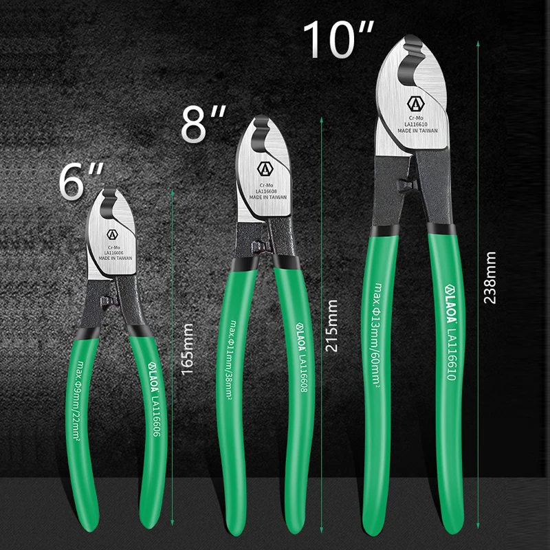 LAOA Cable Cutter Wire Cutting Pliers Electricians Cable Stripping Hand Tools