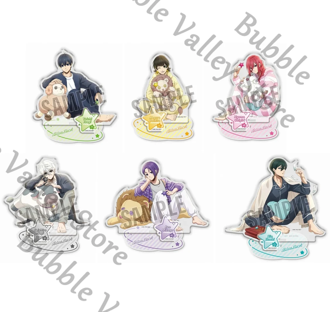 

Genuine Anime BLUE LOCK Chigiri Hyoma Bachira Meguru Rin Cosplay Constellation Acrylic Figure Stand Cartoon Standing Sign Xmas