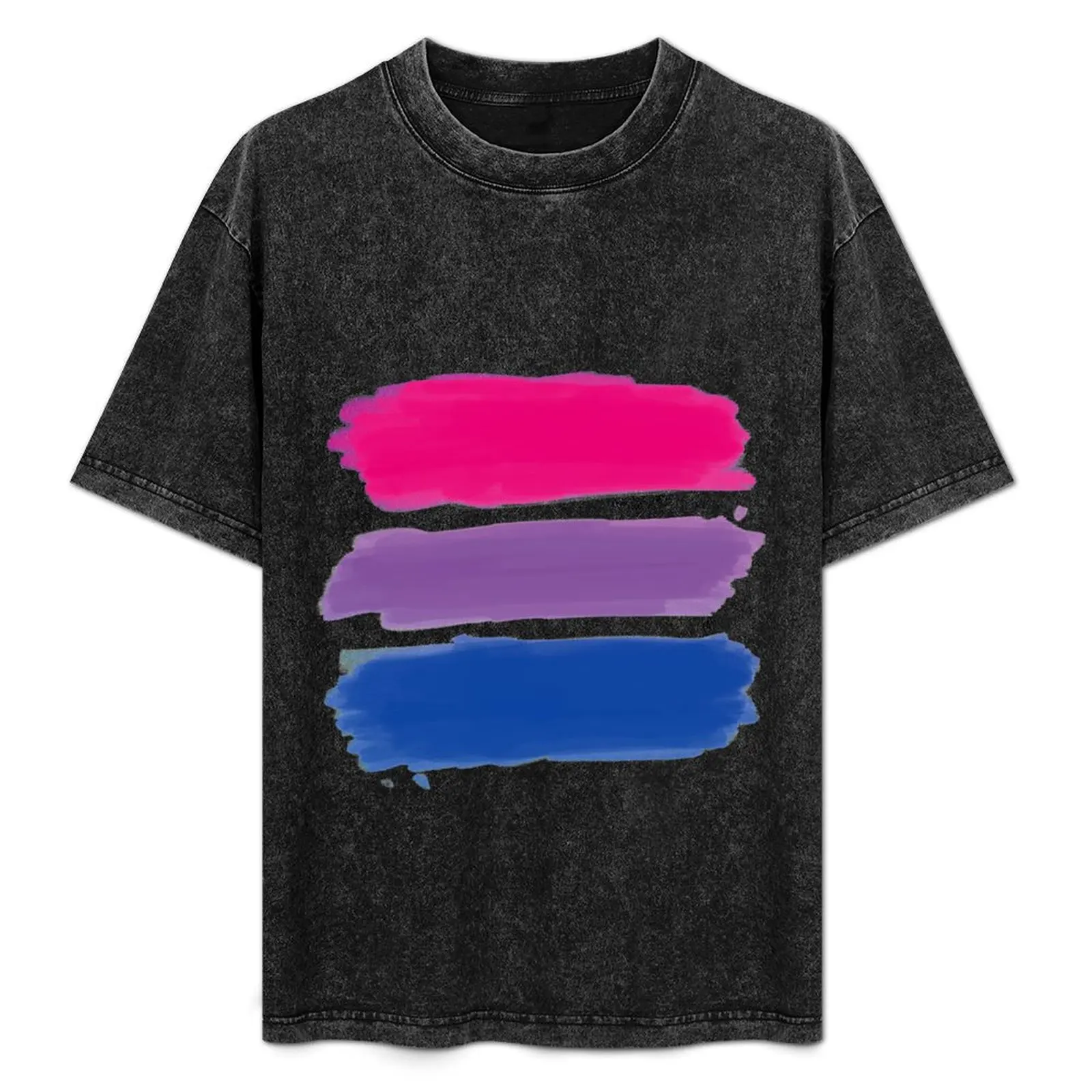 

Bi Pride T-Shirt anime tshirt man clothes mens big and tall t shirts