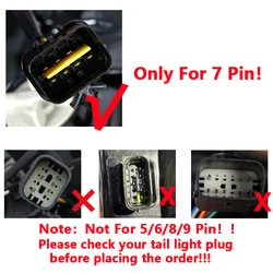 Only For 7 Pin Car Halogen Taillight For Ford Ranger 2023 2024 Steering Light Brake Light Driving Light Warning Flashing Light