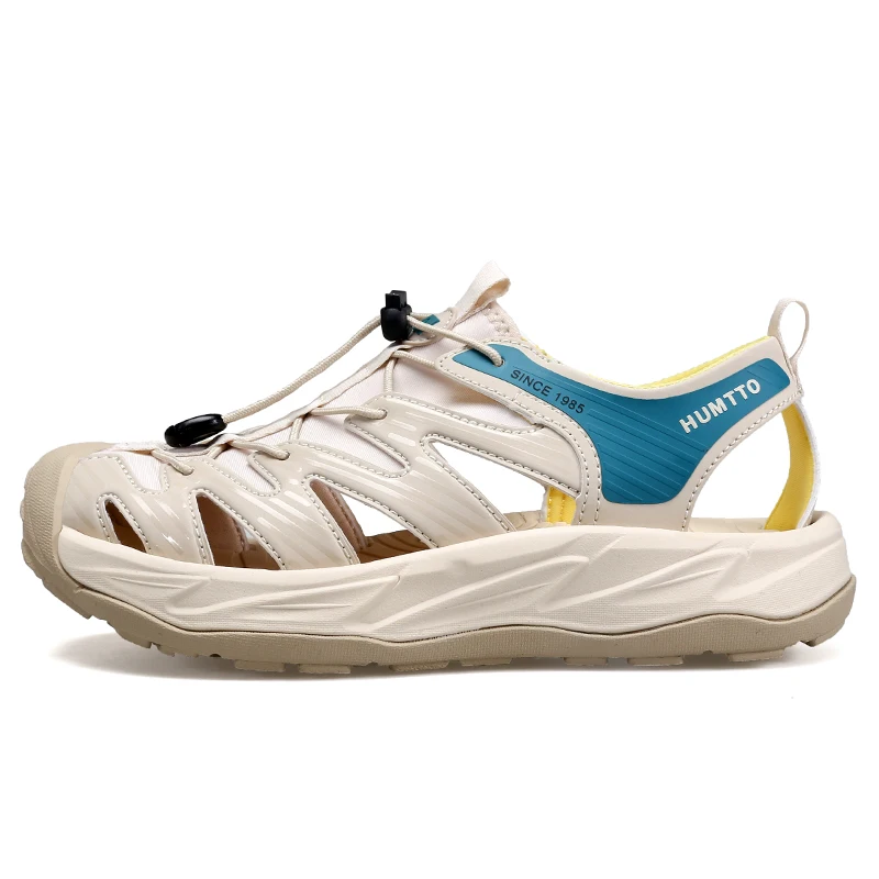 HUMTTO Sandals for Women 2022 Breathable Beach Water Shoes Woman Platform Luxury Designer Summer Womens Quick Dry Flat Sneakers