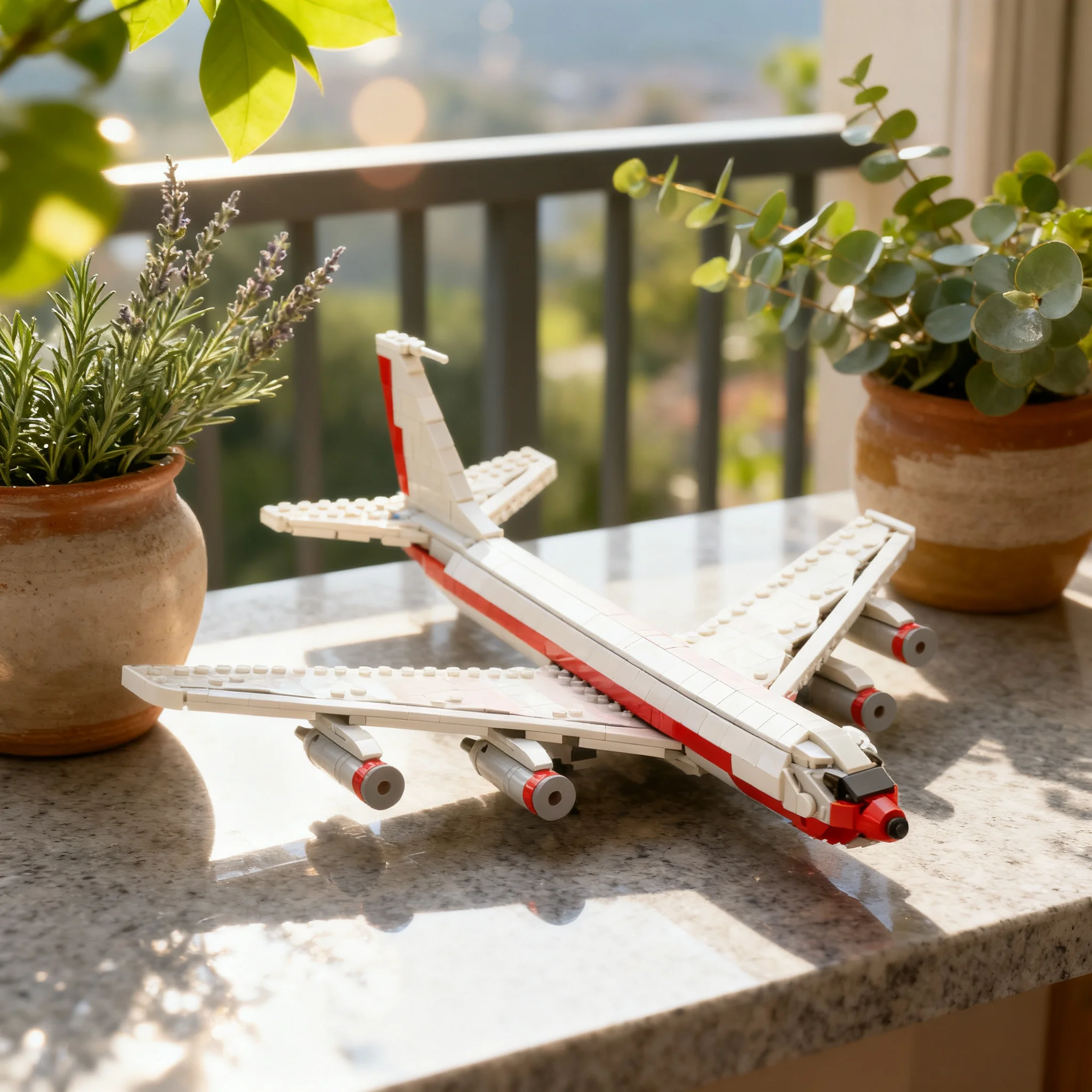 998pcs MOC Boeing American Airlines Livery 1 Promotional Model Building Blocks Toy Architecture Christmas Gifts Creative DIY
