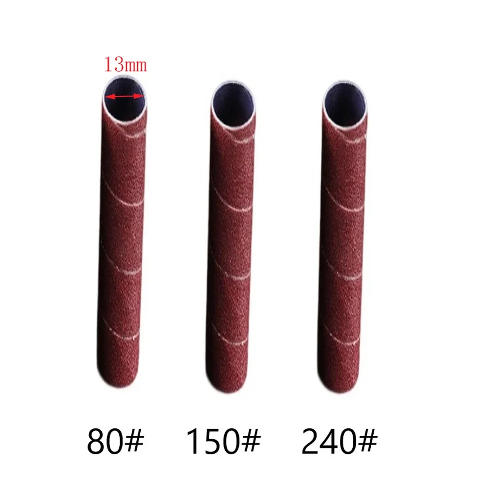1 pz 4.5 pollici levigatura tamburo manicotti carta abrasiva tamburo strumenti di lucidatura 80/150/240 # per strumento rotante levigatrice orbitale casuale