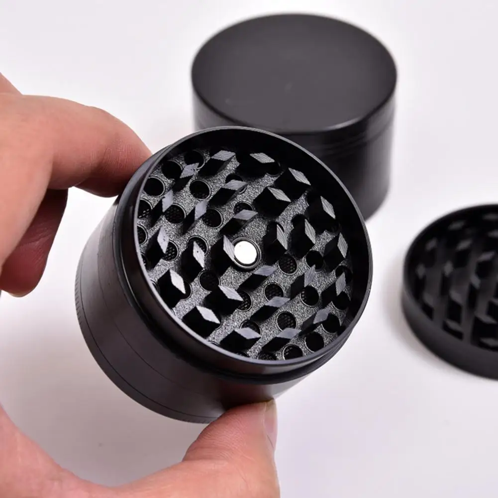 Herb Grinder 40mm 50mm 60mm Herbal Spice Tobacco Crusher Cigarette Smoking Manual Kitchen Herb 4 Layer Grinders Spice Mill