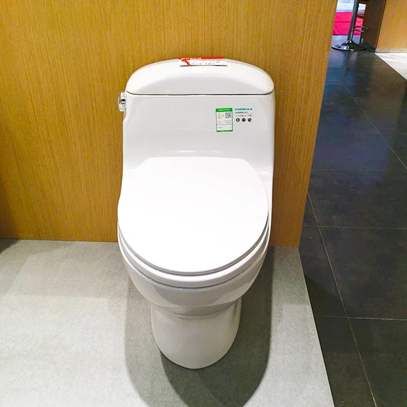 One-piece ceramic toilet CW988REB household floor toilet