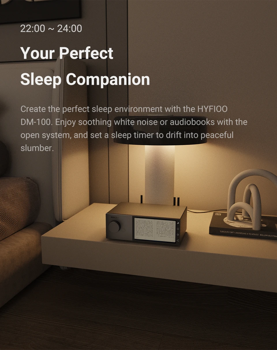 AIYIMA&HYFIOO DM100 Musik Streamer Media Player Bluetooth 5.4 Wireless Audio 5,5 Zoll LCD Unterstützung AirPlay NAS Spotify – Detail 21