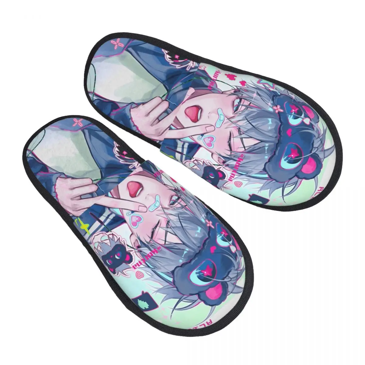 

Alien Stage Home Cotton Slippers Non Slip Till Ivan Cartoon Soft Memory Foam Slides Living Room