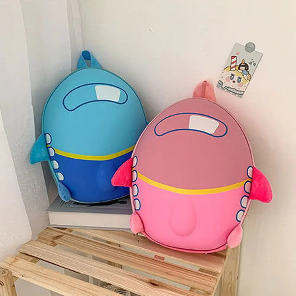 

Anti-lost Small Airplane School Bag Toddler Rucksack Kindergarten Backpacks Waterproof Cartoon Elementary School Students Bag