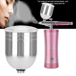 Airbrush Cleaning Metal Bottle Oxygen Injection Tattoo Painting Air Compressor Accessory 5ml Repair Tool Bottle Tattoo Supply