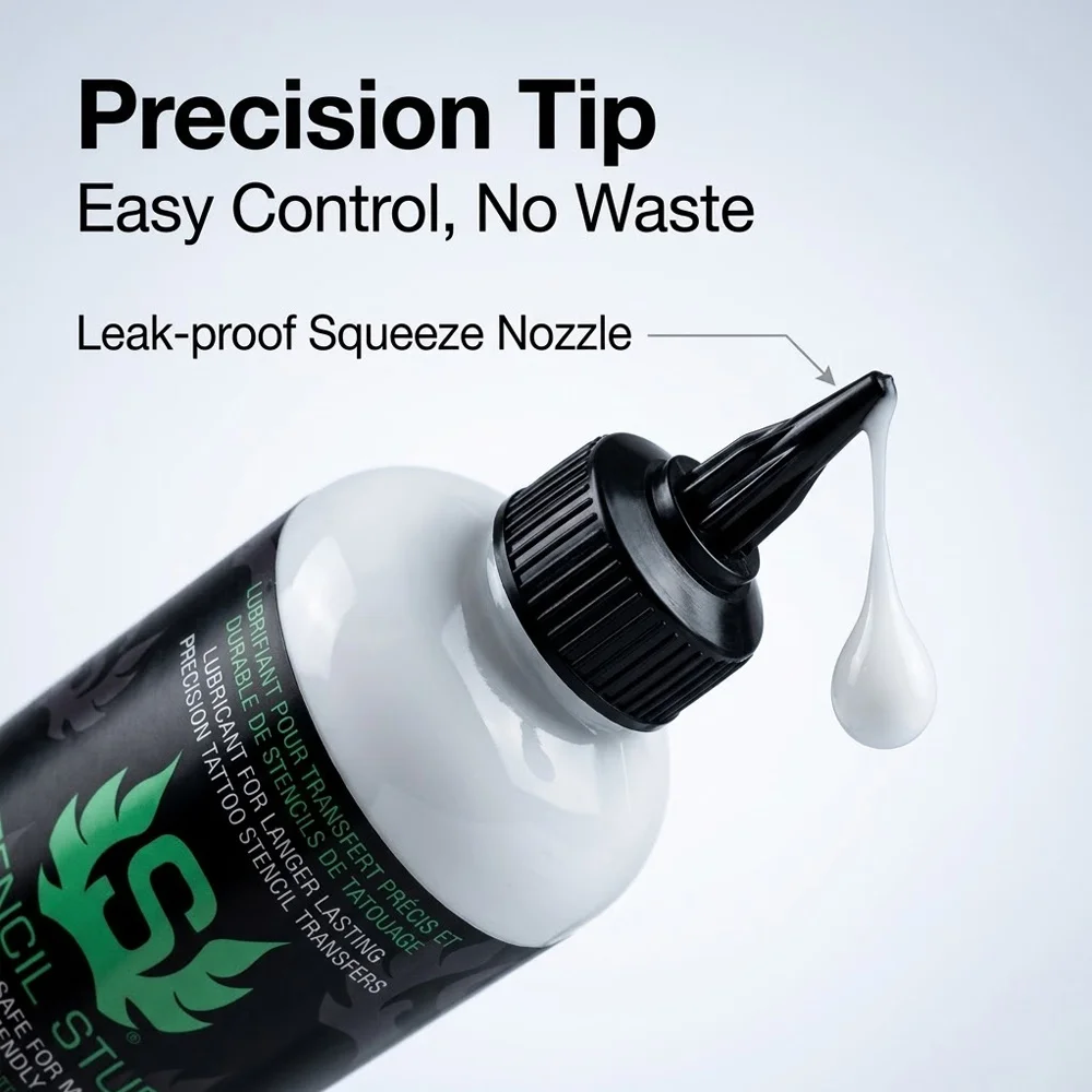 Tattoo Stencil Transfer Gel Professional Long Lasting Clear Formula Precision Stencil Stuff Cream Vegan Safe Tattoo Accessories view 4