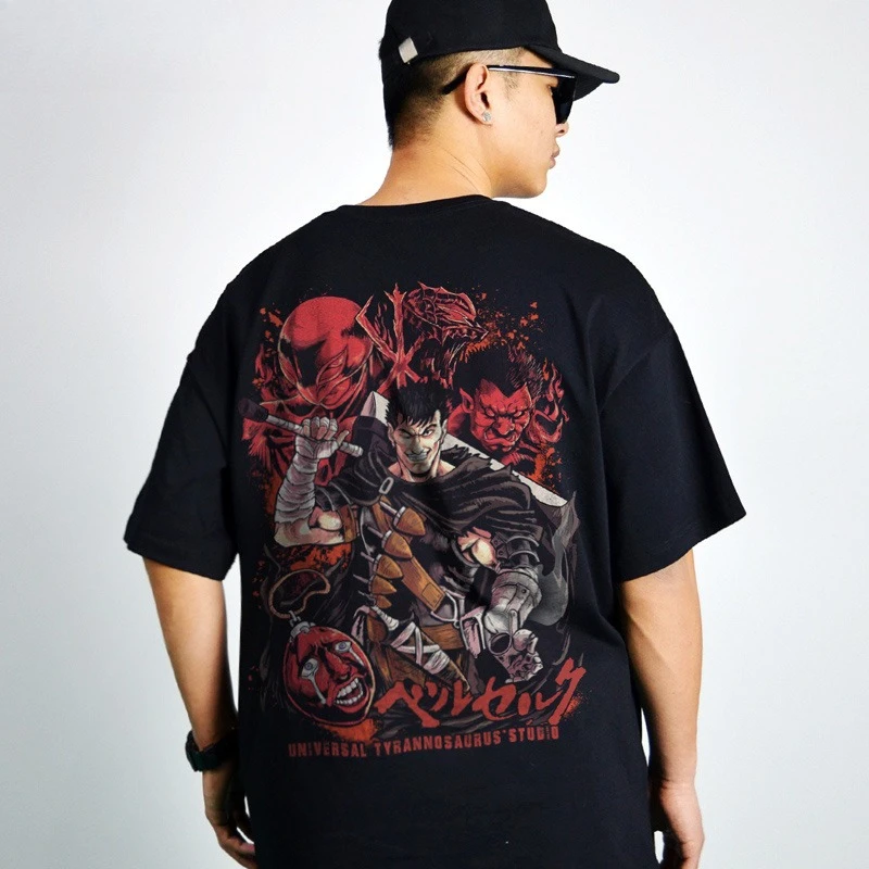 

Summer Men's and Women's Short-sleeved T-shirts From The Japanese Anime Berserk The Legend of The Sword Style - Branded Warriors