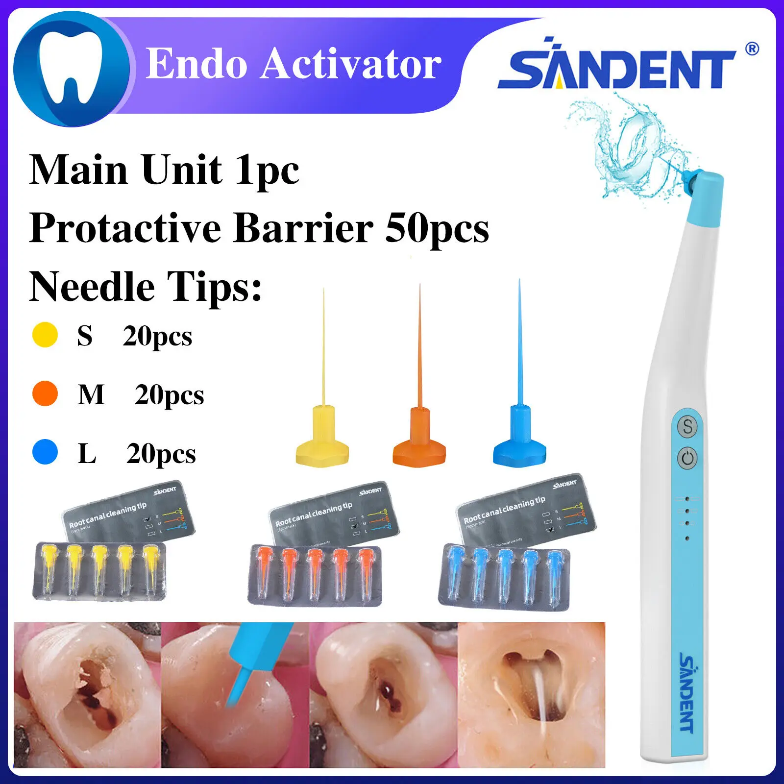 

Dental Activator Endo Ultrasonic Endodontic Root Canal Washing Machine Irrigator Blue Color