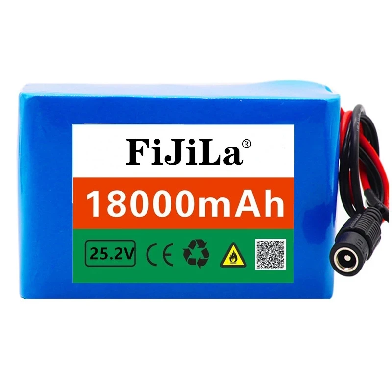 

100% neue 18Ah 6S3P 18650 Batterie Lithium-Batterie 25,2v 18000mAh Elektrische Fahrrad Moped/elektrische/Li ionen Akku+Ladegerät