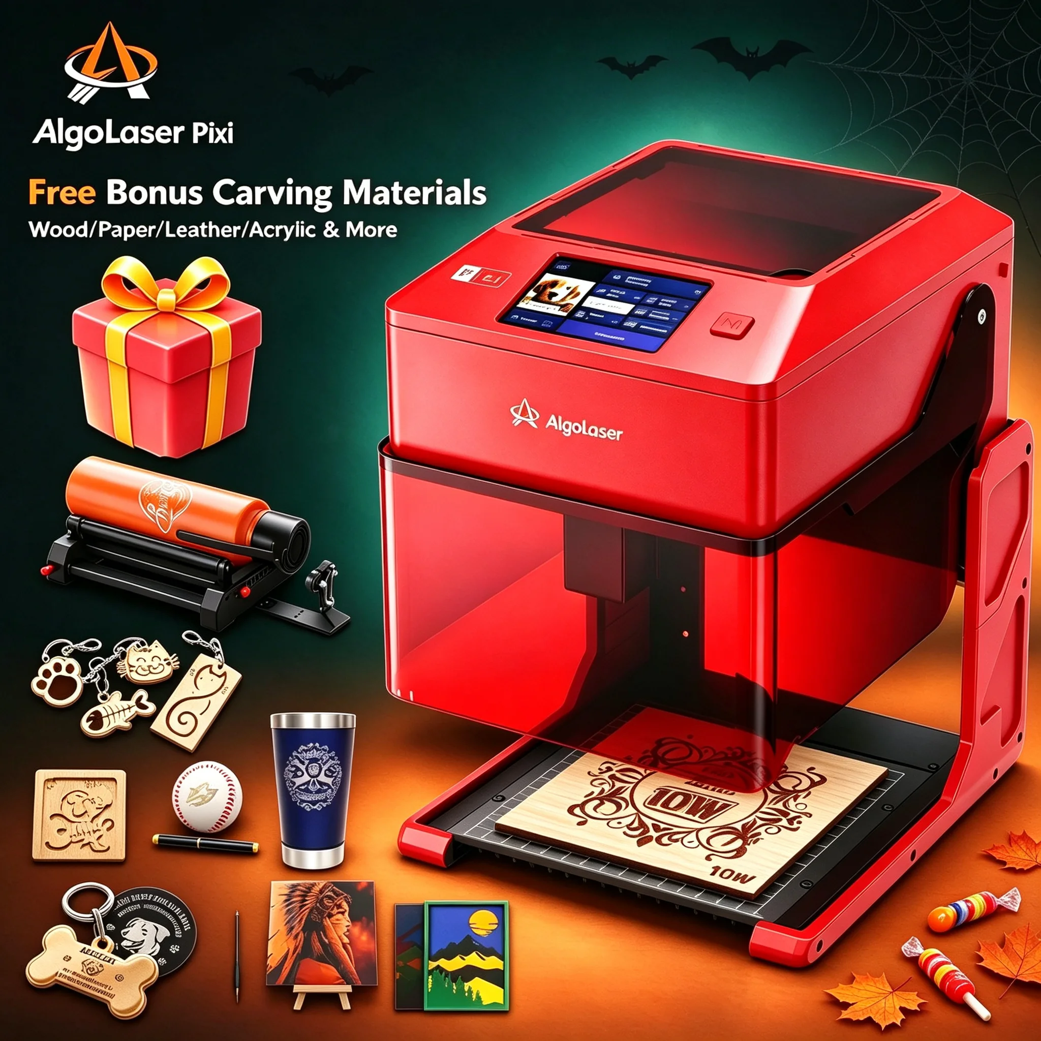Laser Marking Machine - آلة النقش بالليزر AlgoLaser PIXI مع