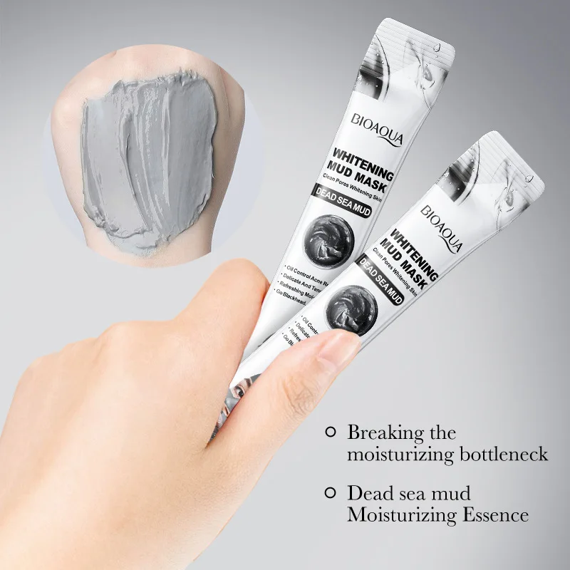 มาส์กโคลนทะเลเดดซี 10 ชิ้น 2025 - ทรีทเมนต์บำรุงผิวหน้าให้กระจ่างใส แพ็คเกจแบบธรรมดา