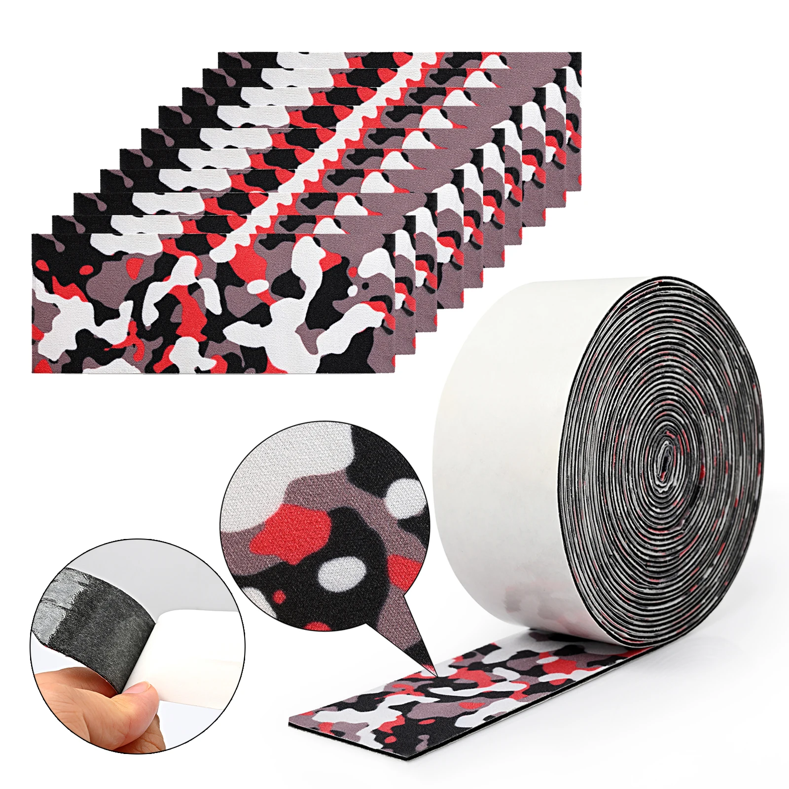 FOSHIO Carbon Fiber Car Wrap Squeegee Edge Spare Fabric Cloth Tape For Scraper Knife Body Film Vinyl Applicator Window Tint Tool