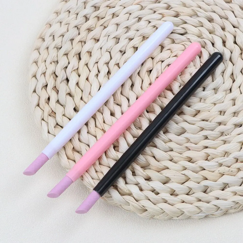 الكوارتز مسمار الجلد طحن القلم 3 ألوان المهنية مزيل الجلد المهنية مقاومة للاهتراء البلاستيك طلاء الأظافر القلم أدوات مانيكير