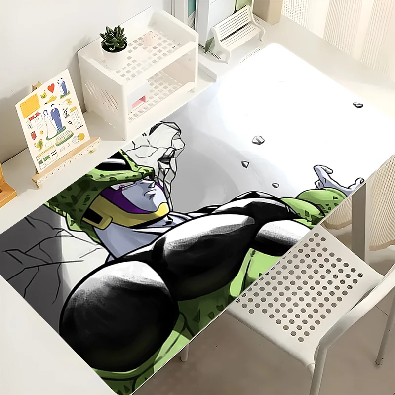 

Mouse Pad Dragon Ball Cell PC Accessories Keyboard Pad Office Desk Mat Anti Slip Mousepad Rubber Extended Pad Large Gaming Mats
