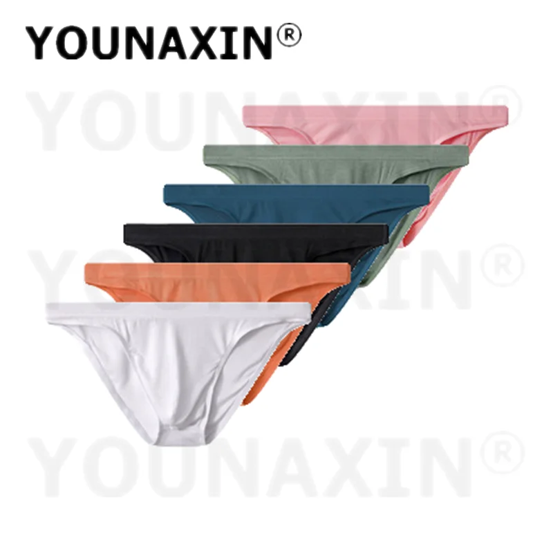 

Men's Briefs Summer Breathable Low Waist Sport Underwear Comfort Sexy Multi-color Panties For Men Daily Casual M-2XL YOUNAXIN