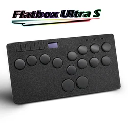 Flatbox Ultra S Stickless Controller Hitbox For P5 Arcade Joystick Hitbox For PS4/PC/NS/Steam With Kaih Low Profile Switch