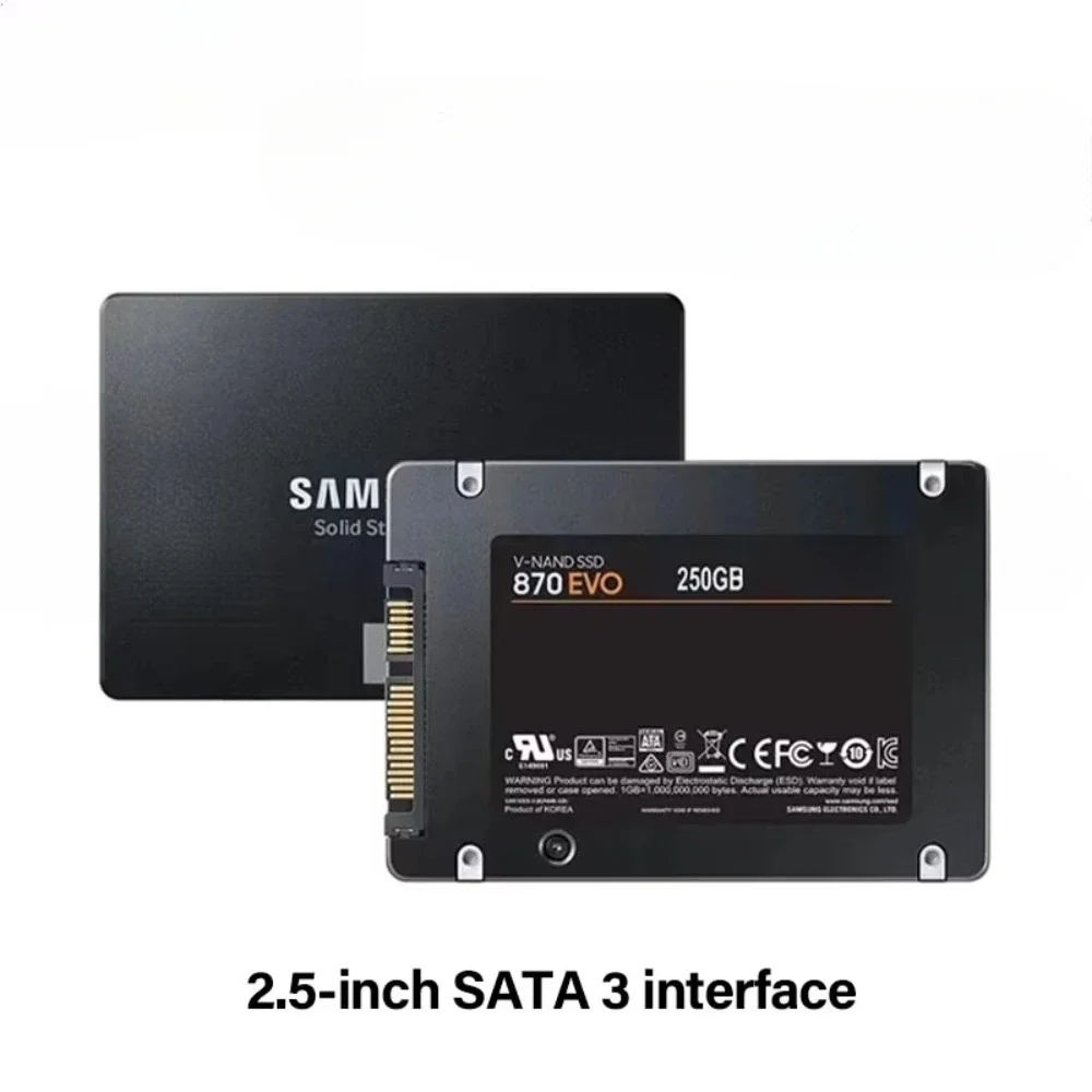 SSD baru 870EVO 1TB 2TB 250GB 500GB Internal Solid State Disk HDD Hard Drive SATA3 2.5 inci Laptop Desktop PC MLC disco duro