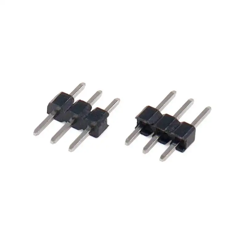 20 Stück 2,0 mm Einreihiger Gerader Stiftleisten-Stecker 1*2P 3P 4P 5P 6P 7P 8P 10P 20P 40P Kupfer – Detail 4