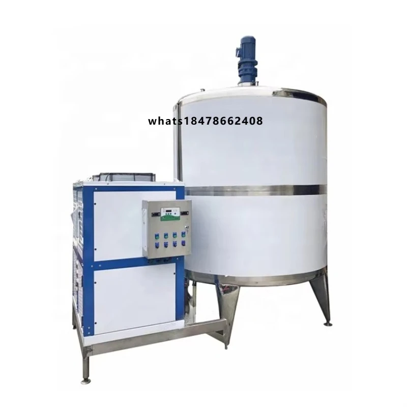 Factory Price Vertical Type Milk Cooling Tank 5000 Liters Storage Tank Milk Cooler Tank With Agitator