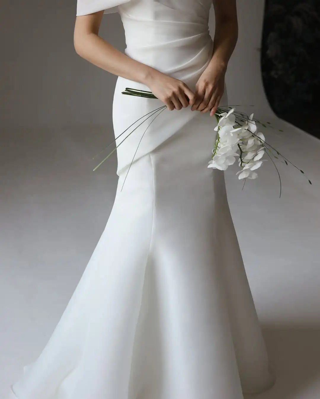 Sondr Mermaid Korean Wedding Dresses Off the Shoulder Silk Organza Bridal Gown Elegant Corset Wedding Party Dresses 2025