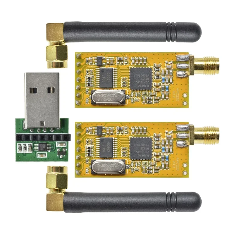 APC220 Wireless RF Serial Data Modules With Antennas Data Communication USB Converter Module APC220