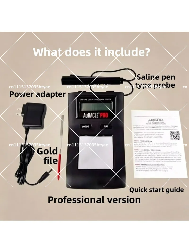 High Karat Gold & Platinum Tester -  Display Accurate Compact Portable Electronic Digital - view 5