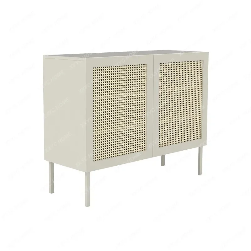 

solid wood dining side cabinet rattan decoration Japanese restaurant storage storage multi-functional tea cabinet