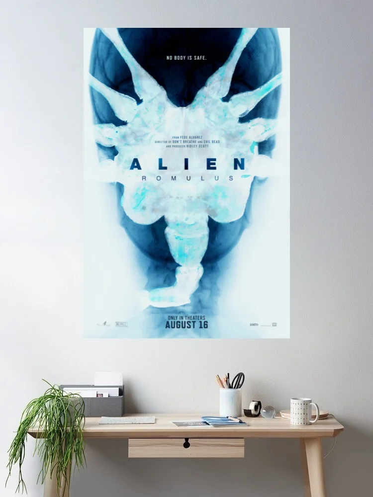 Alien: Romulus - Movie Film Canvas Poster Print, Home Decor Wall Art Painting