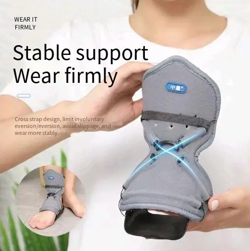 Hemiplegia Rehabilitation Correction Varus Shoes Ankle Equipment  Fixed Support Foot Ptosis Orthosis