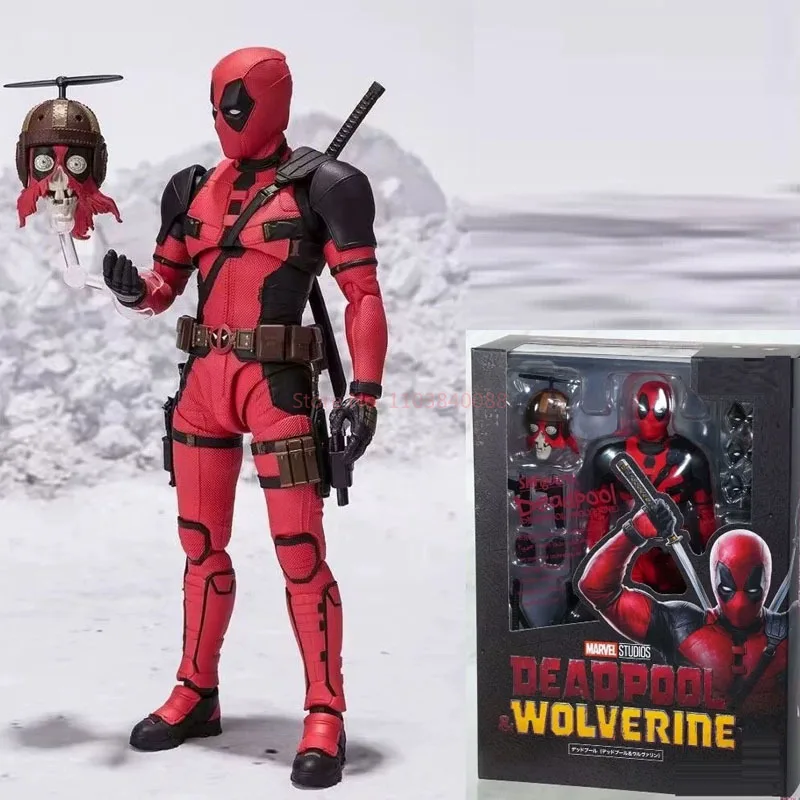 

Marvel Legends Deadpool 3 Action Dolls Hand-Made Founder Model Toys Collectible Ornaments For Boys' Holiday Birthday Gifts