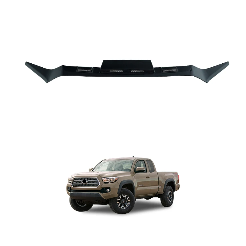 Four Lamp Lens Design Bonnet Guard  Auto Front Synchronize Original Car Steering Lighting for Toyota Tacoma 2016-2023