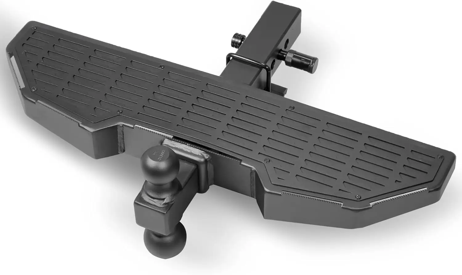 

Ступенька сцепного устройства прицепа с шаровым креплением 2 ' и 2-5/16' | Защита заднего бампера для пикапа, внедорожника | Противоскользящий и тяговый | Стабилизация U-образного болта