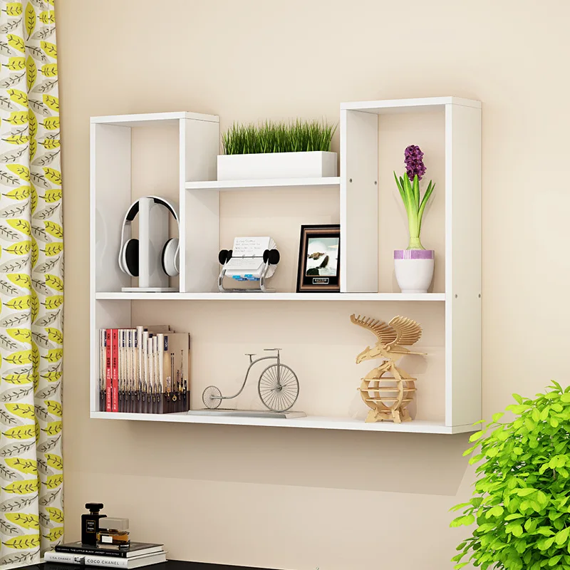 Creative wall mounted shelves without perforations, wall mounted shelves, bedroom storage partitions, decorative wall cabinets,