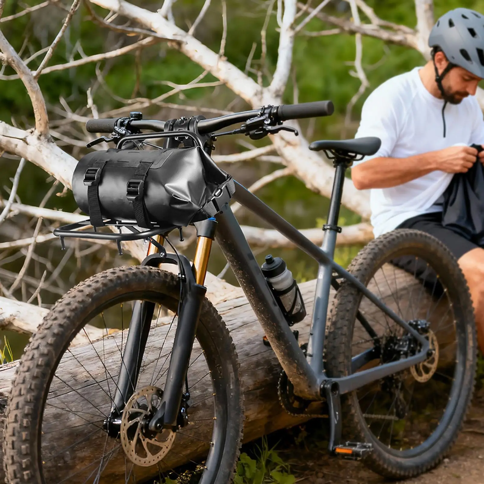 Front Bicycle Rack Quick Release Strong Carrier Bike Cargo Racks For Kids Adult Girls Women Men Mountain Bike Riding Cycling