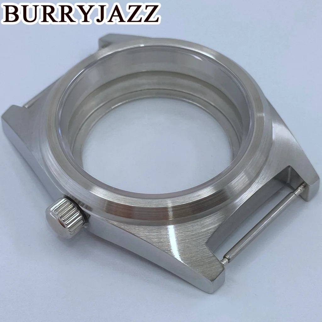 BURRYJAZZ 38mm NH35 NH36 NH34 NH38 NH39 NH70 NH72 Watch Case Waterproof Sapphire Glass Retro Style